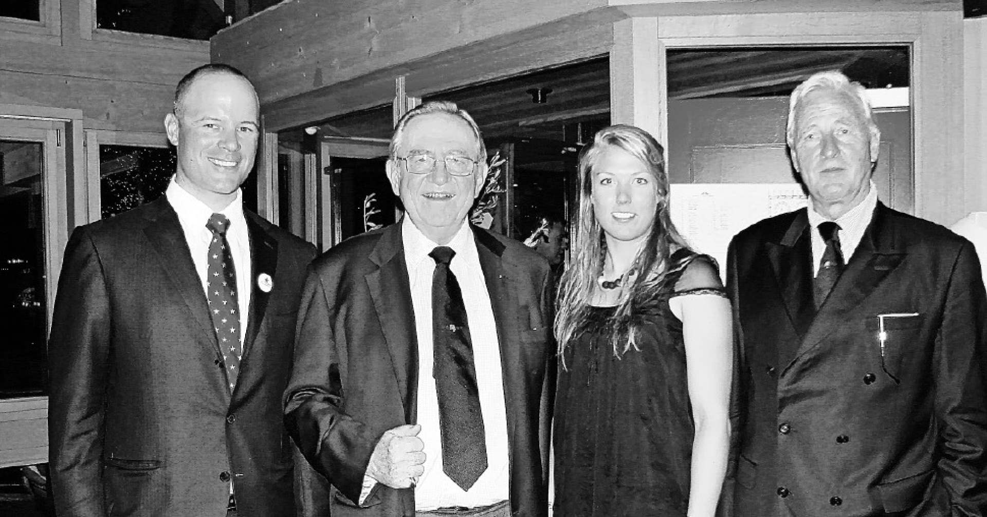 In the image you see him with GYC-Member Flavio Marazzi and Nathalie Brugger, 2010 when the GYC hosted a dinner in the honour of the 50th anniversary of His both three-time Olympic participants, and Honorary president Peter Erzberger Majesty’s Olympic Gold medal in 1960.