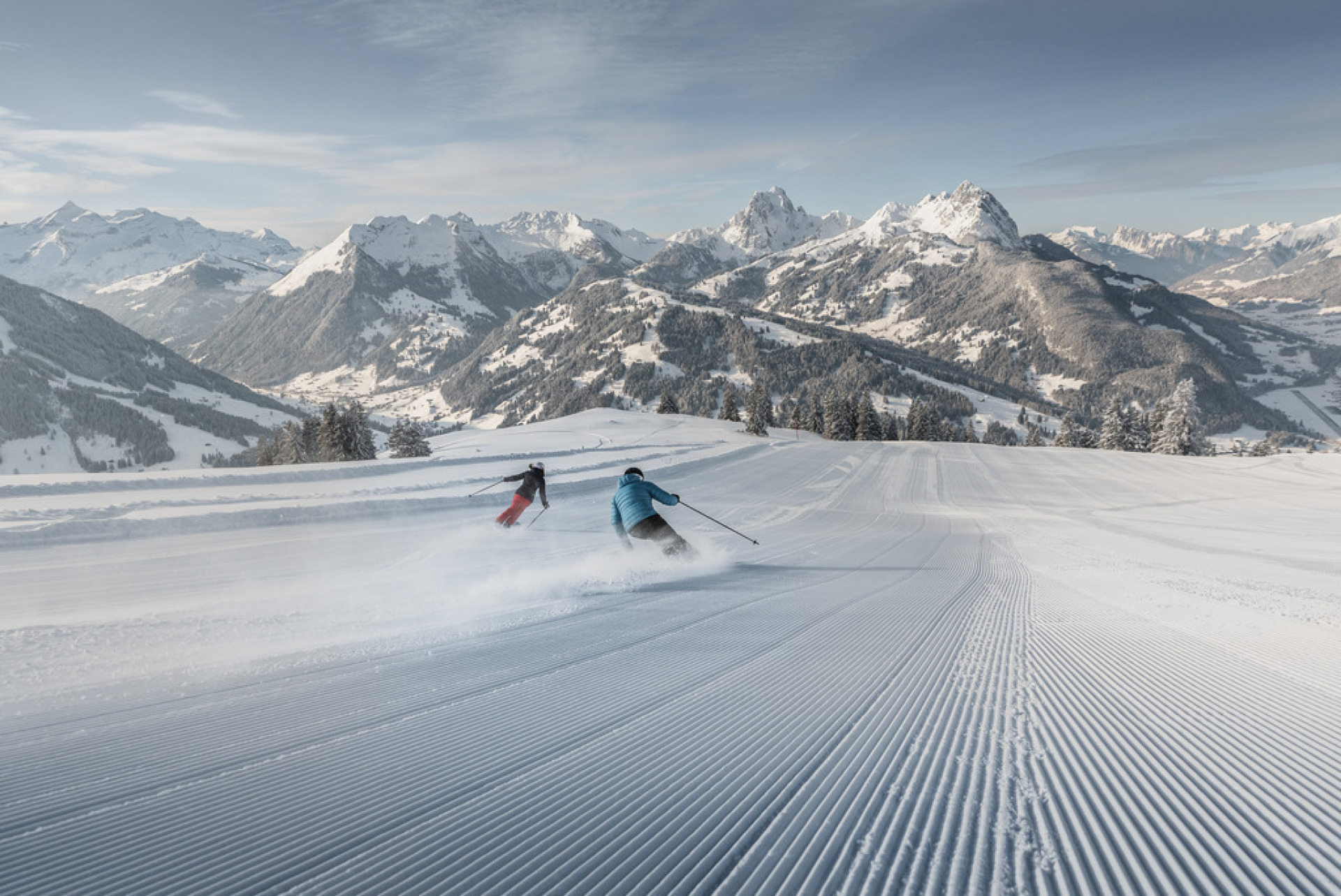 perfectly prepped slopes | (c)Destination Gstaad / Melanie Uhkoetter