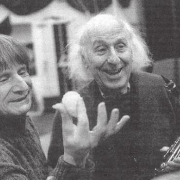 Mit Dimitri ins grösste Zirkus-Abenteuer - Zirkusdirektor Guido Muntwyler (rechts) und Clown Dimitri wollen etwas Neues entstehen lassen. Bild: Archiv