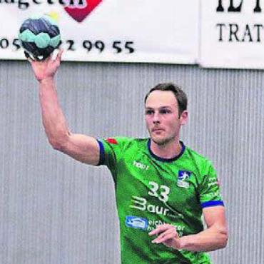 Grüner Handball-Express - Zehn Tore aus elf Versuchen: Einen Sahnetag erwischte Fabian Brunner. Bild: Archiv
