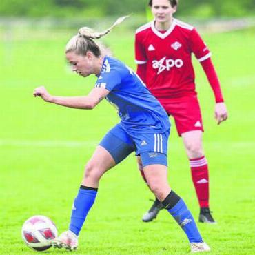 First Lady des FC Wohlen - Mit ihren drei Toren im Final hat Sandy Steinmann grosses Verdienst am Cupsieg der Wohler Frauen. Bild: Alexander Wagner