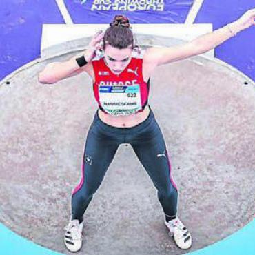 Wertvolle Erfahrung - Julia Hammesfahr startete am Wurfcup in Portugal. Bild: zg