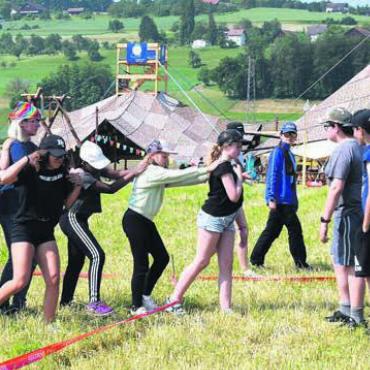 Prägt fürs Leben - Action, Spass und viel erleben: Am regionalen Pfingstlager kommen alle Scharen aus dem Freiamt zusammen. Bild: zg