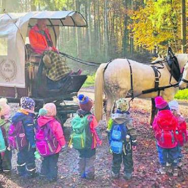 Spass hat sie wie am ersten Tag - Draussen in der Natur zu sein, das ist Eveline Koch wichtig. Darum rief sie die Waldspielgruppe Regenbogen ins Leben.