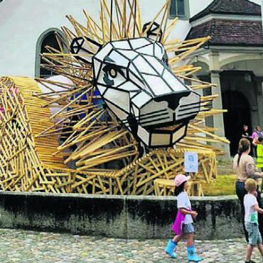 Das Fest der Feste hat begonnen - «Löwen» gibt es am Fest in allen möglichen Varianten.