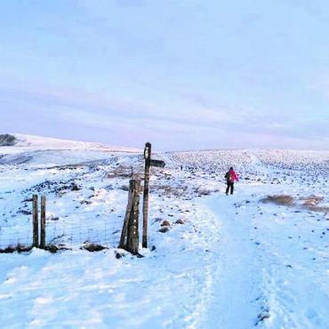 Auch wenn es unmöglich erscheint - Unendliche Weiten – sechseinhalb Tage war Heinz Loher in dieser Landschaft unterwegs und trotzte den garstigen Bedingungen. Bilder: zg