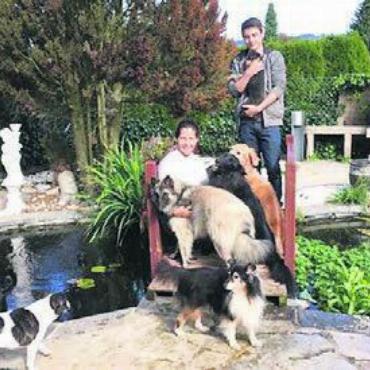 Ein Hoch auf die Haustiere - Die «4-Pfoten-Oase» der Familie Amstad in Niederwil. Bild: zg