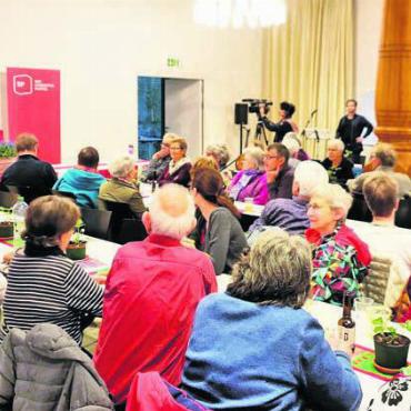Markige Worte in Bremgarten - Stefan Dietrich nutzte sein Heimspiel vor vielen altbekannten Gesichtern, um den 1. Mai als kantonalen Feiertag zu propagieren.