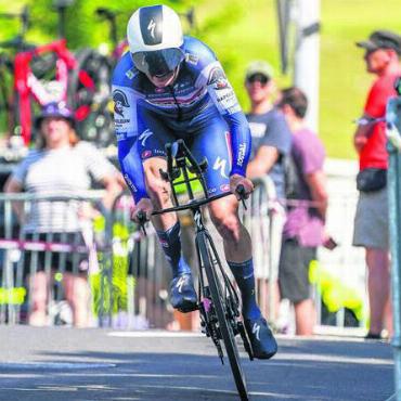 Spannung vor längster Etappe - Marc Hirschi ist einer der Schweizer Fahrer, die auf der Etappe in Richtung Oberwil-Lieli angreifen könnten. Bild: Freshfocus