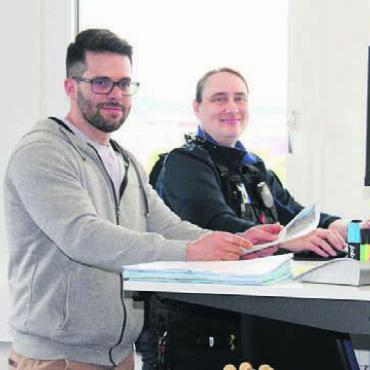 Polizei hat ein neues Zuhause - Grosse Zufriedenheit: Die Mitarbeiter schätzen die moderne Infrastruktur.