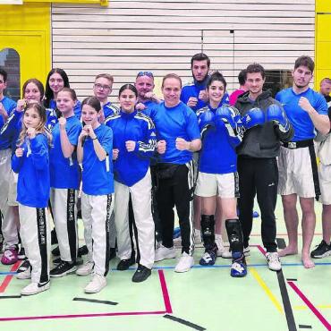 Cipriano mit drei Siegen - Kickboxing Wohlen überzeugte an der zweiten Meisterschaftsrunde in Liechtenstein. Bild: zg