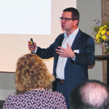 Spital-CEO spricht Klartext - Das Gesicht trügt nicht. Spital-CEO Daniel Strub wählte deutliche Worte und sagte unverblümt seine Meinung. Bild: Annemarie Keusch