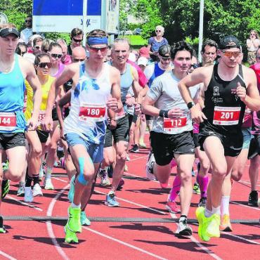 Der Hitze getrotzt - Die Läufer der Hauptkategorie stellten sich der 10 km Distanz. Bild: Josip Lasic