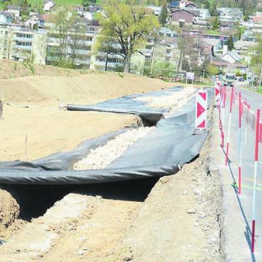 Imposante Meilensteine - Die Bauzeit dauerte etwas über zwei Jahre: Die Sanierung der Nutzenbachstrasse war überfällig und brachte viele Verbesserungen.