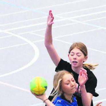Drei Tage lang Handball pur - Totaler Körpereinsatz.