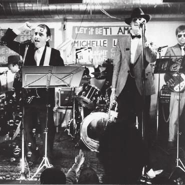 Und immer wieder «Monja» - Ein Bild aus den Anfangszeiten: Die Bubbles starteten ihre Karriere im September 1983 als Theaterband, die Aufnahme stammt aus dem Jahr 1990.