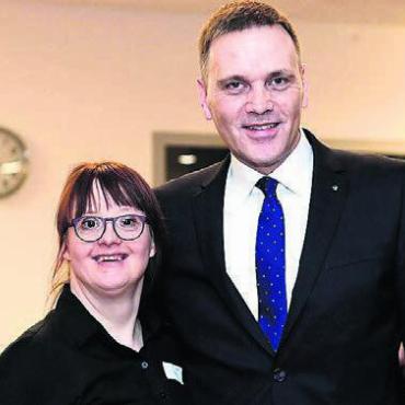 «Mit Würde und Weitsicht» - Ein Bild mit dem Landammann für die Erinnerung.