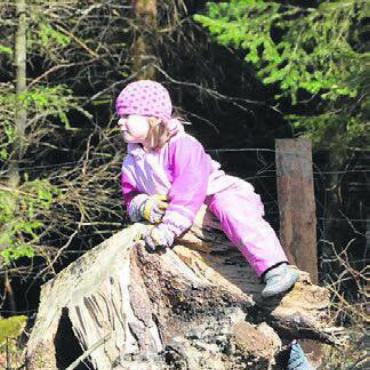 Einsatz für die Natur - Auch das Spielen darf nicht fehlen.
