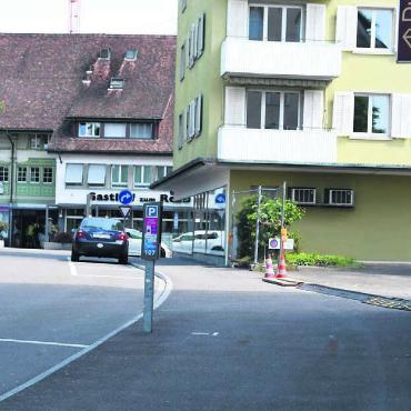 Mehr Sicherheit auch im Zentrum - Der Ortsteil Zentrum mit dem Chilegässli (Bild) sowie Bärengässli und Paul-Walser-Weg soll mit einer Tempo-30-Zone sicherer gemacht werden.