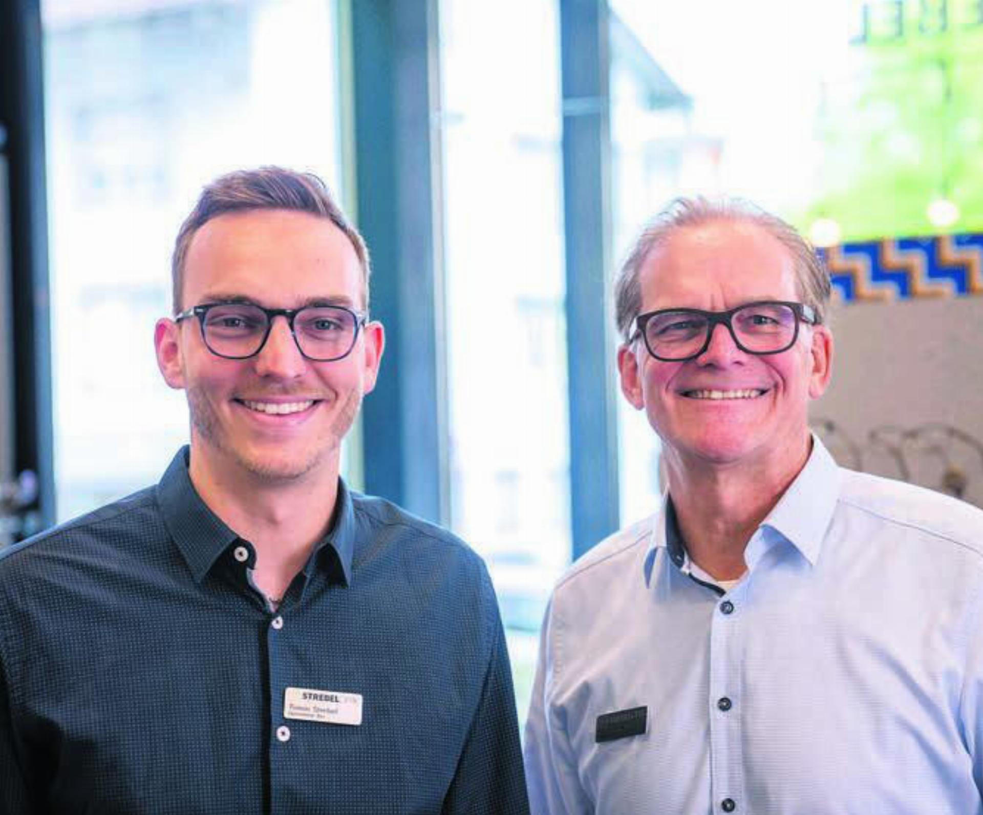 Timon Strebel und Roger Kunz führen die Vorsorgeuntersuchungen in Wohlen durch.
