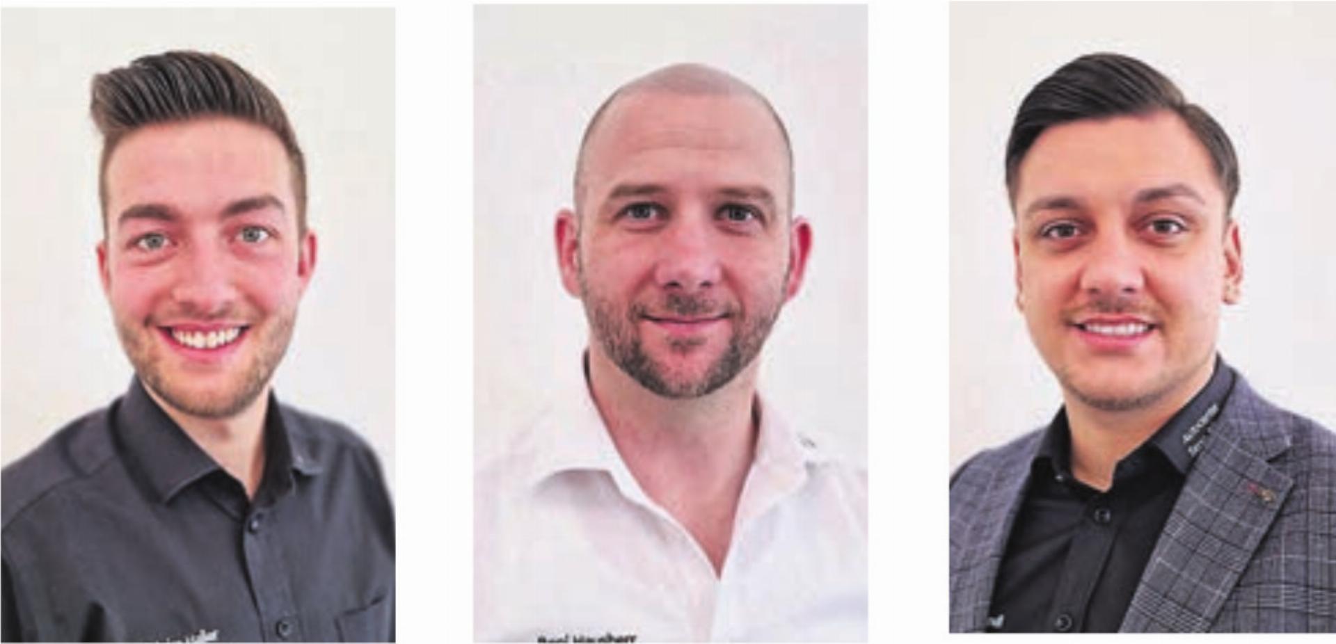 Von links: Fabrice Haller, Beni Hausherr, Nicola Christandl.