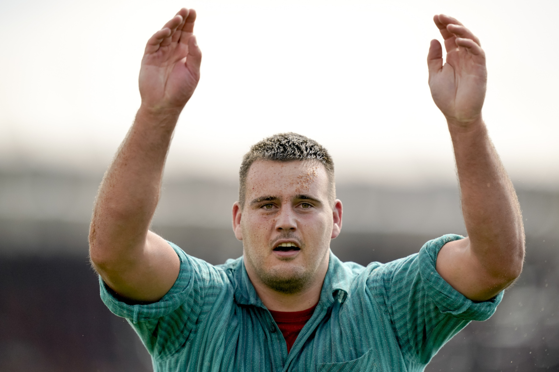 Letztes Jahr holte er am ESAF in Pratteln seinen zweiten Eidgenössischen Kranz. Jetzt gewinnt er am Baselstädtischen Schwingertag: Joel Strebel. Bild: Freshfocus