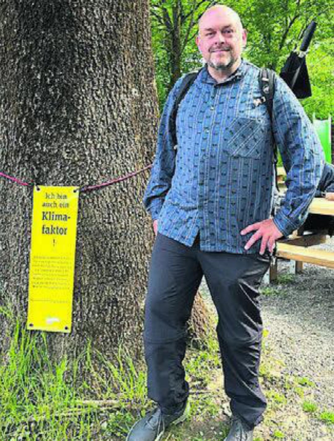 Patrick Schmid kennt sich in der Welt der Bäume bestens aus.