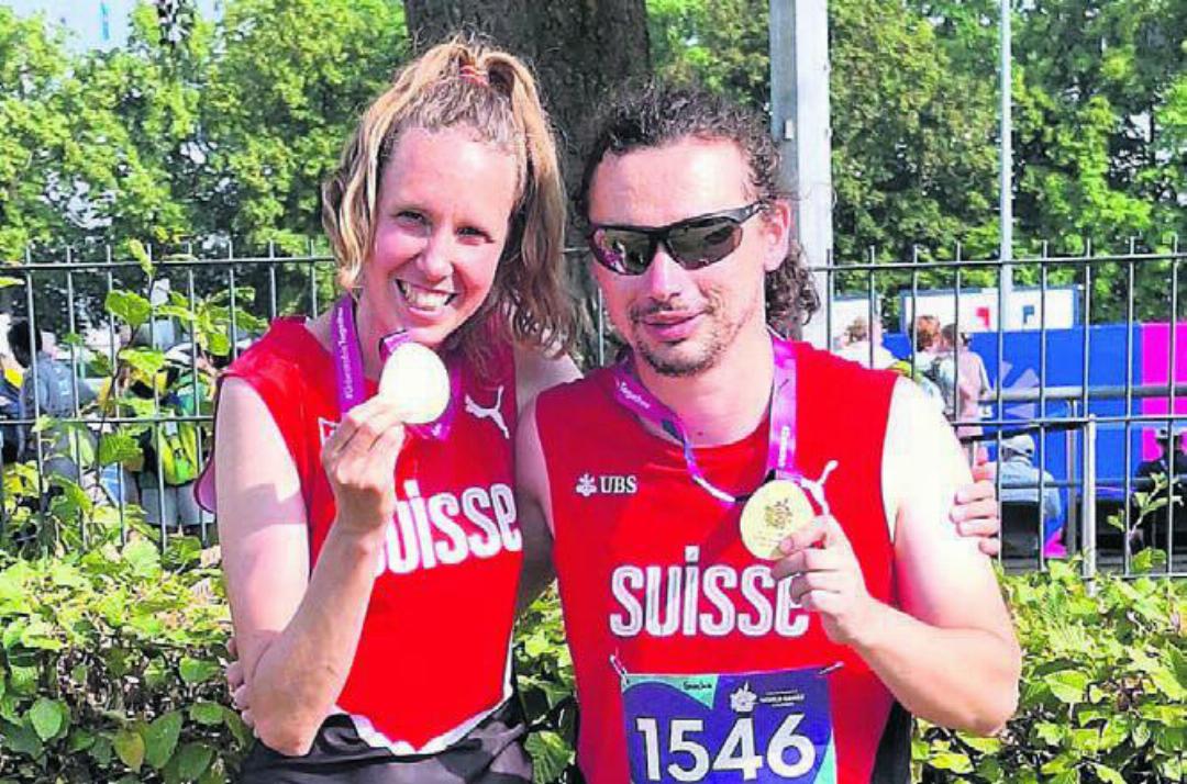 Siegten beide über 200 Meter: Anja Van Helden und Sascha Meier.