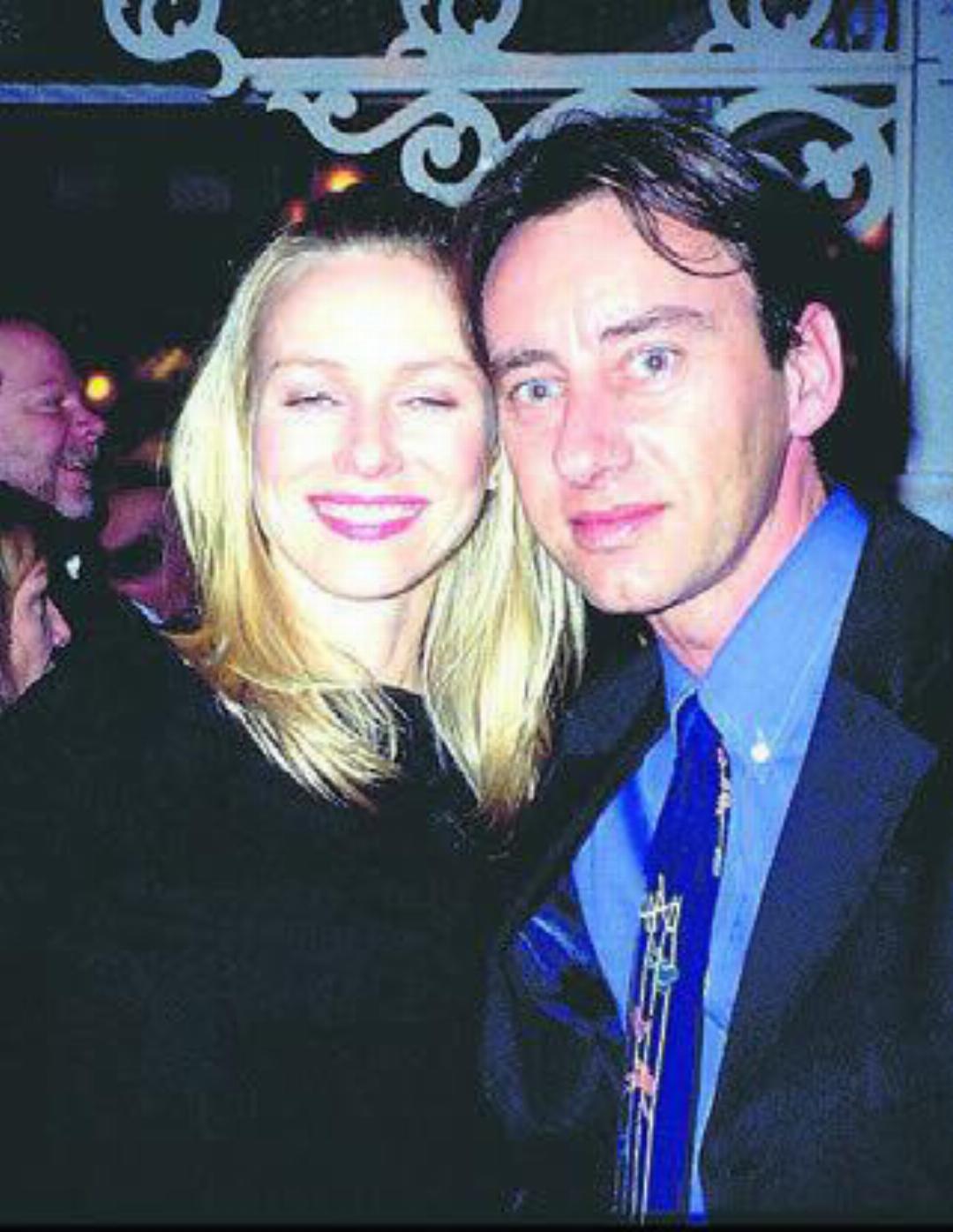 Lüthy mit der blutjungen Schauspielerin Naomi Watts in New York.