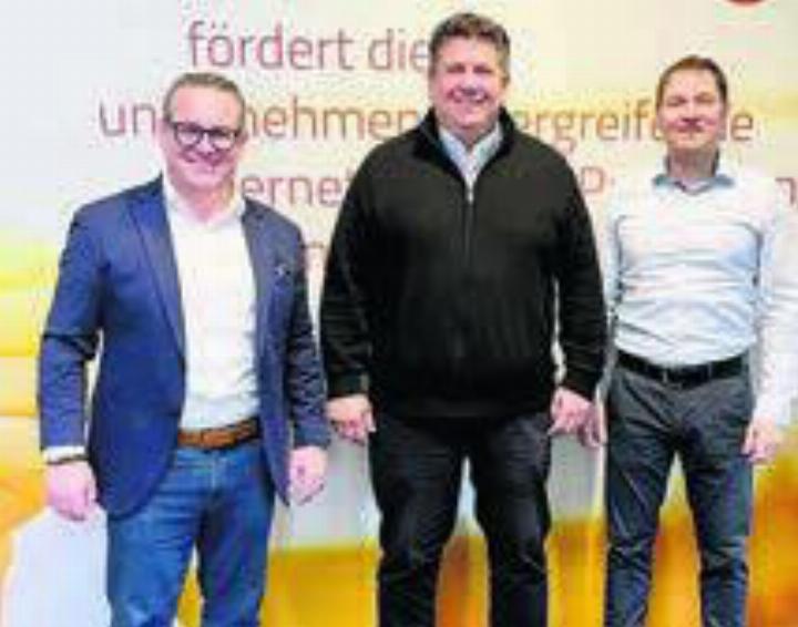 Von links: Präsident Philippe Ramseier, Geschäftsführer Martin Buchmann (Geschäftsführer) und Hansjörg Schmidle (Leiter Technik & Service). Bild: pd