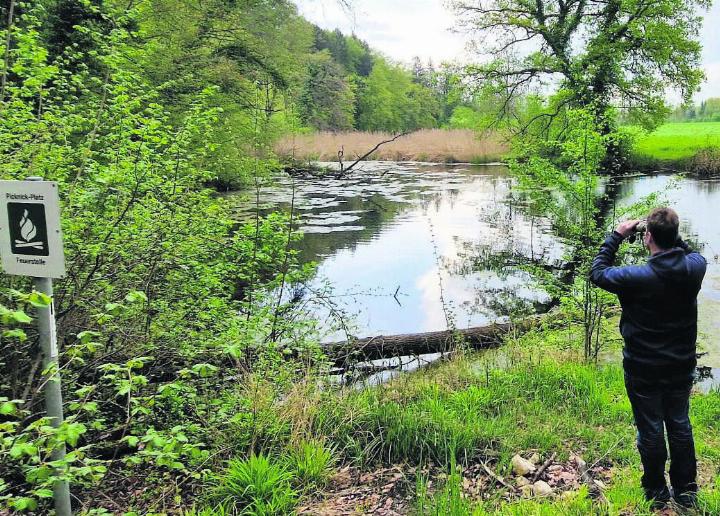 Es gab viel zu sehen und zu entdecken an der morgendlichen Exkursion. Bild: zg