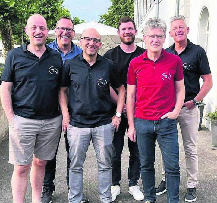 Der Vorstand des «Clubs 66/11», von links: Martin Laubacher, Frank Koch, Michael Koch, Andreas Stierli, Hanspeter Koch und Christoph Koch (Präsident). Bild: zg