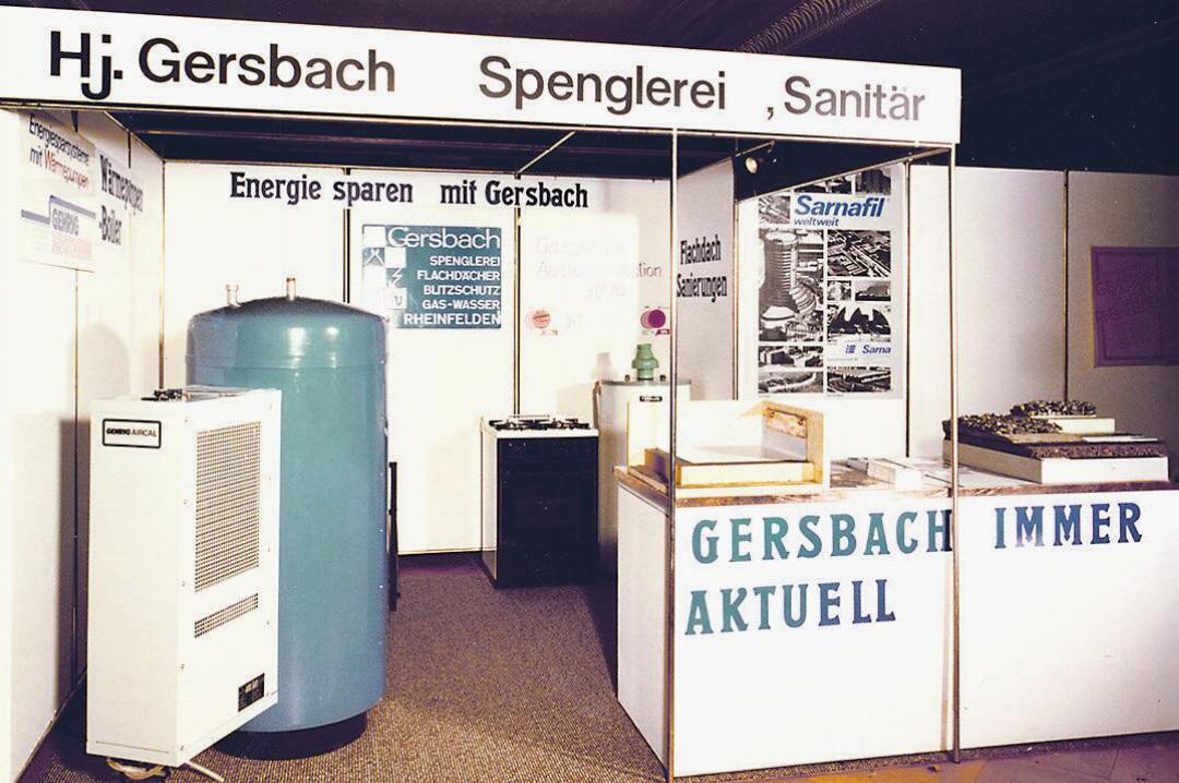 Schon in den 1980er-Jahren hiess es: «Energiesparen mit Gersbach». Foto: zVg