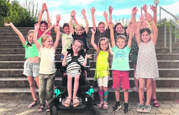 Es ist nicht zu übersehen: Singen im neugegründeten Kids-Chor macht grossen Spass. Foto: zVg