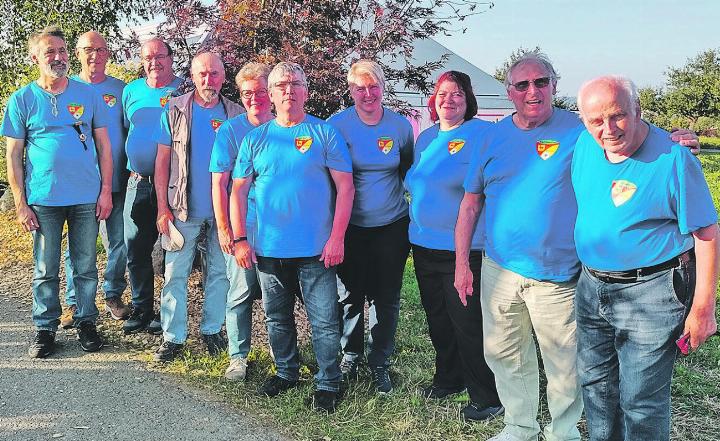 Die mitgereisten Gipf-Oberfricker Kleinkaliberschützen. Foto: zVg