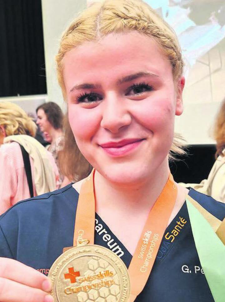 Gabriela Petrovic holte Gold an den SwissSkills Championships. Foto: zVg
