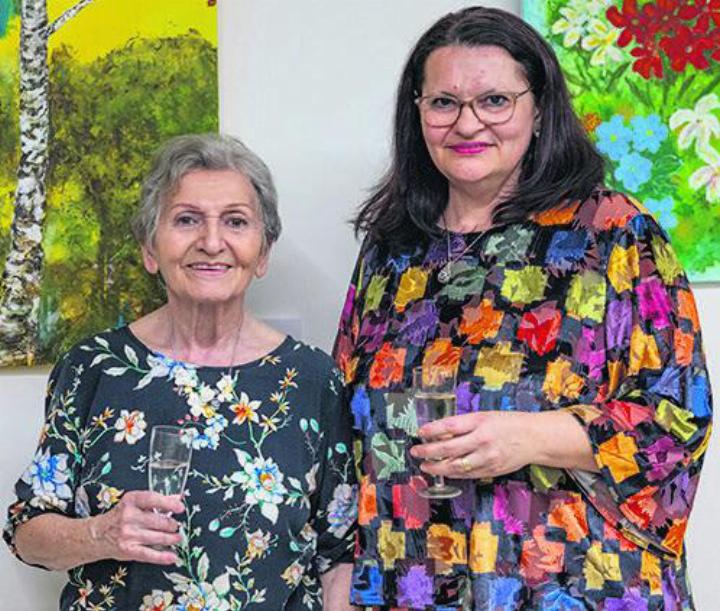 Irene Treff (links) und Brigitte Schramm. Foto: Paul Gürtler