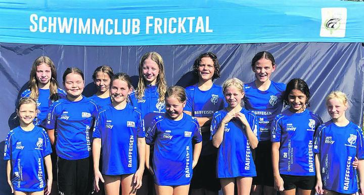 Erfolgreiche Teilnahme des Fricktaler Schwimmclubs am Piranha Cup. Foto: zVg