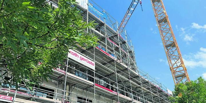 Eine von vielen Baustellen in Frick. Foto: Simone Rufli