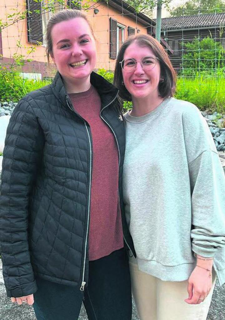 Die abtretenden Vorstandsmitglieder Nadine Säuberli und Danijela Stanic. Foto: zVg