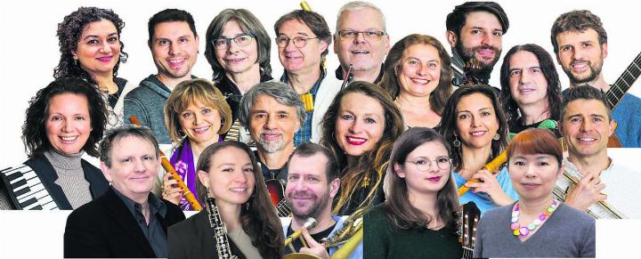 Kreative Köpfe: Die Lehrpersonen der Musikschule Möhlin. Foto: zVg