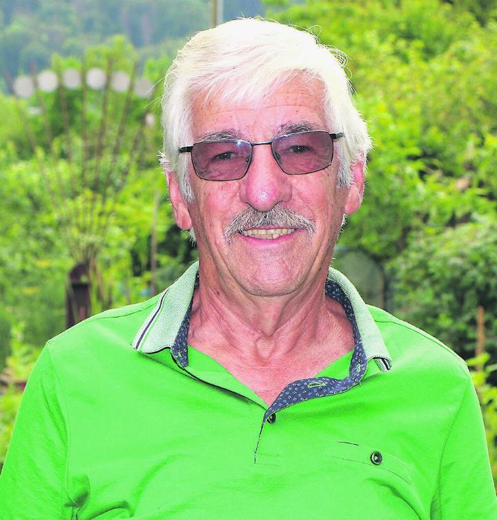 Alfred Niederer: Erbauer einer Gartenoase, Naturschützer und Kegler. Foto: pro