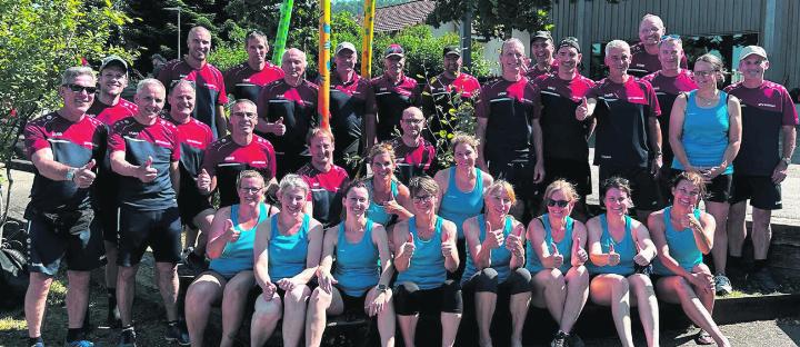 Die stolzen Turnfestsieger aus Wölflinswil am Turnfest Lupfig-Scherz. Foto: zVg
