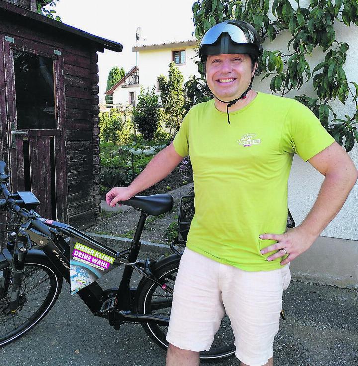 «Wenn immer möglich, nehme ich das Velo für Strecken im Radius von rund 30 Kilometern. Ich schätze die frische Luft und das stau- und stressfreie Vorwärtskommen sehr.» Foto: zVg