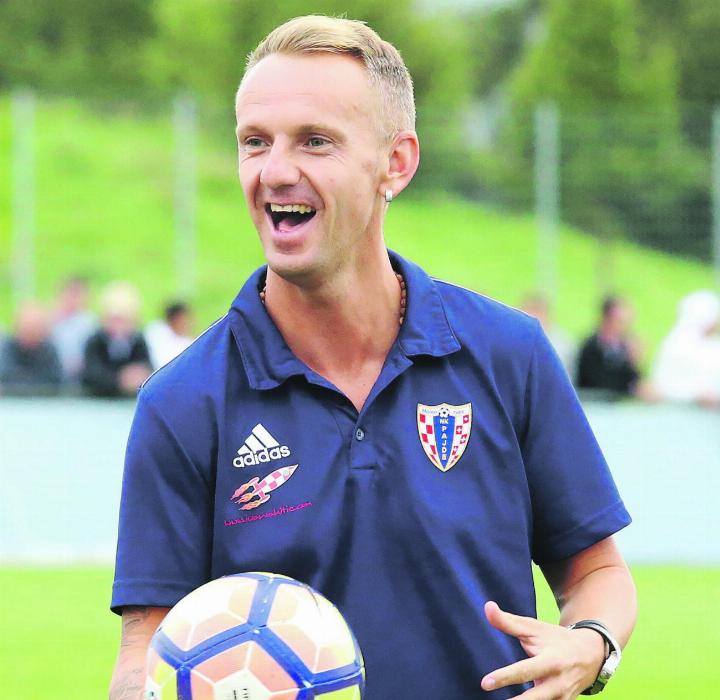 Dejan Rakitic in einer früheren Station als Trainer von Pajde; nun übernimmt er den FC Möhlin-Riburg/ACLI. Foto: regiosportal