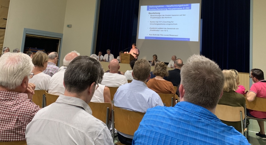 Frick sagt wieder Nein zu Ausbau und Sanierung der Hauptstrasse