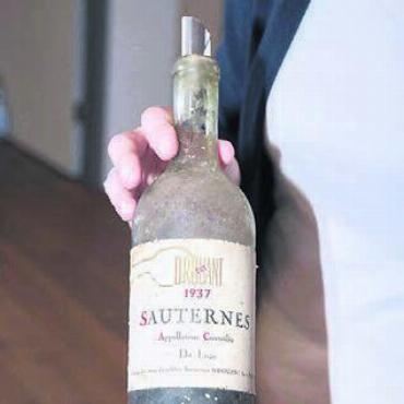 Bordeaux aus dem Freiamt? - Ein unglaublicher Genuss, ein Sauternes aus dem Jahr 1937.