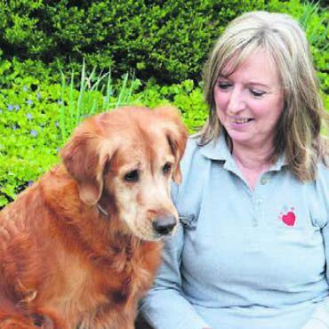 Hunde mit Herz - Gabriela Hunziker kann mit ihrem Hund viel Positives bewirken. Bild: rwi