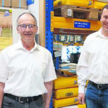 Der richtige Zeitpunkt - Andreas Schüpbach (links) und Nachfolger Stefan Lüthy. Bild: sus