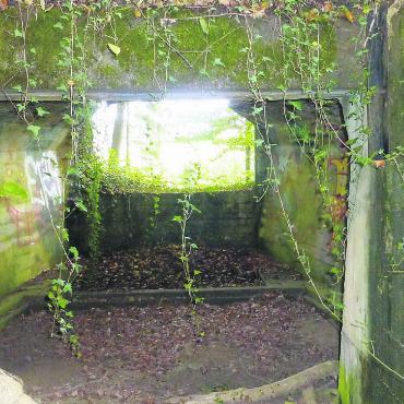 Aus dem Zweiten Weltkrieg - Diese Bunkeranlage gehört zu den erhaltenen Überresten der «Limmatstellung» in Berikon und ist im Waldgebiet Näsple zu finden. Bilder: zg